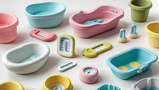 Safe and Comfortable Bath Tubs & Thermometers for Babies