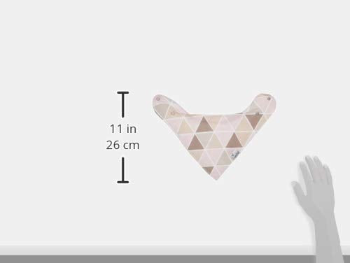 Copper Pearl 4 Pack Soft Cotton Baby Bibs for Drooling and Teething, Absorbent Drool Bibs for Baby Girl, Adjustable to Fit Newborns to Toddlers, Tons of Styles (Blush Set)