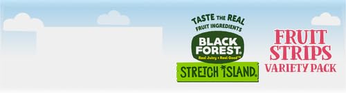 Black Forest Stretch Island Fruit Strips Variety Pack, 12 Count (Pack of 2)
