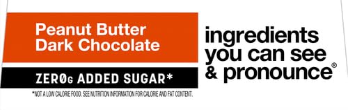 KIND ZERO Added Sugar Bars, Peanut Butter Dark Chocolate, Keto Friendly Snacks, Gluten Free, 5g Protein, 5 Count (Pack of 2)