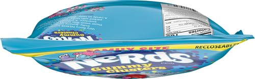 NERDS Gummy Clusters, Candy, Very Berry, Crunchy and Gummy, 18.5 oz (Pack of 2)