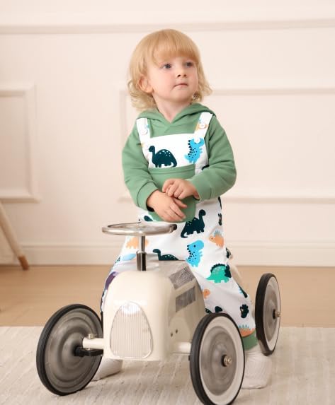 NZRVAWS Baby Boy Clothes Newborn Outfits Infant Romper Fall Winter Hoodie Pocket Pants Overalls Set NB-18M