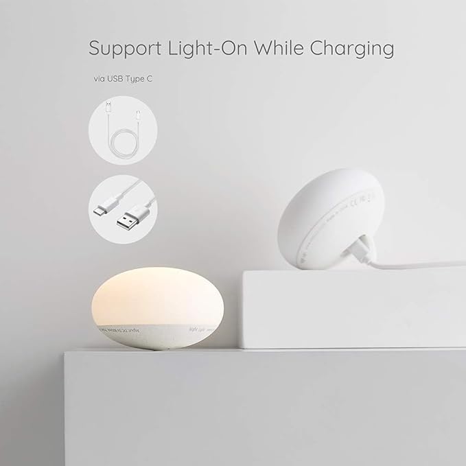 Anico Flip Night Light for Newborn Baby Nursery Feeding Diaper Changing Breastfeeding, Changes Feeds Silicone Soft Warm Nightlight, Touch Control Dimmer Portable Lamp, Registry List Shower Infant Mom