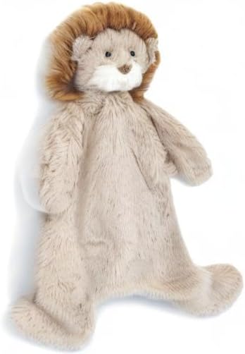 MON AMI Security Blankie for Babies Plush Stuffed Animal Security Blanket, Baby Snuggle Toy, Unisex Newborn (Leon Lion)