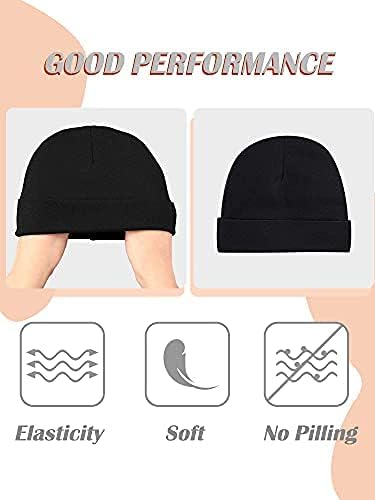 Baby Hats Mittens and Socks Set Unisex Cotton Beanie Cap and Scratch Mitten Non-Slip Baby Ankle Socks for Boys and Girls