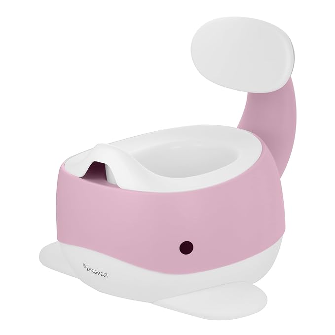 Kindsgut Potty Training Toilet in Whale Design, Designed in Germany, Potty Training in a Beautiful Design, Pink