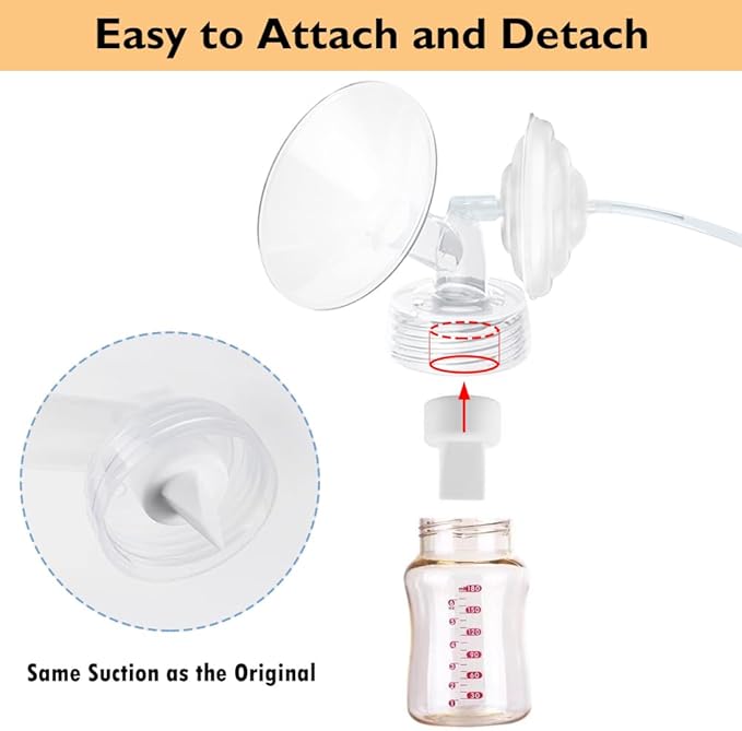 18mm Flange and Duckbill Valve Compatible with Spectra S1 Spectra S2 Spectra 9 Plus Breast Pumps Replacement Not Original Spectra Replace Pump Parts