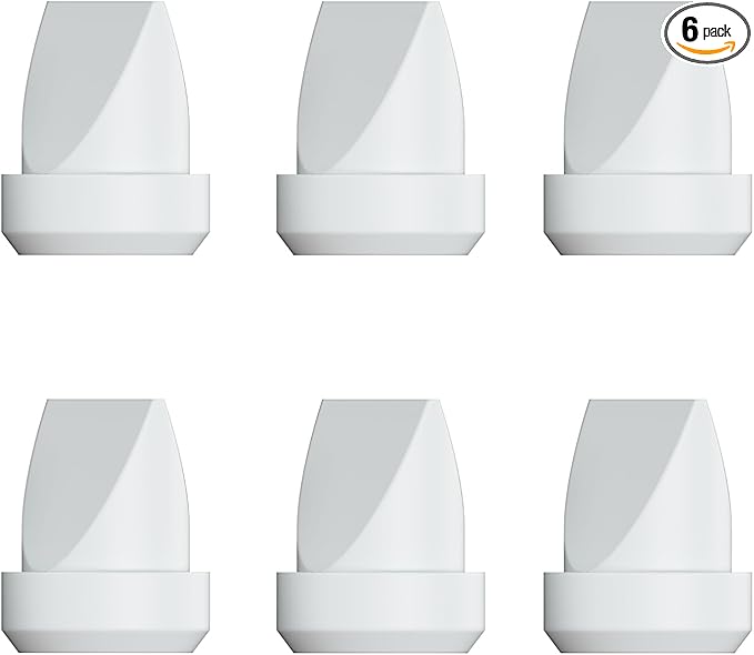 6pcs Duckbill Valves Compatible with Momcozy M5/M5/M6/V1/V1 Pro/V2/V2 Pro, Replace for Momcozy Breast Pump Replacement Accessories, Fit for Mom Cozy Pump Part, Not Original Parts, Gray