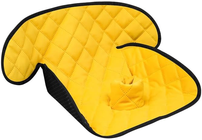 MOOB Waterproof Car Seat Protector - Potty Training Liner for Baby & Toddler, Machine Washable Piddle Pad with Anti-Slip Backing, Universal Fit for Infant Car Seat & Stroller (Yellow)