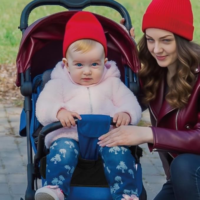 MOOB Waterproof Car Seat Protector - Potty Training Liner for Baby & Toddler, Machine Washable Piddle Pad with Anti-Slip Backing, Universal Fit for Infant Car Seat & Stroller (Black)