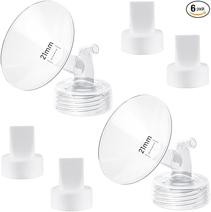 21mm Flange and Duckbill Valve Compatible with Spectra S1 Spectra S2 Spectra9 Plus Synergy Gold Breast Pump, Spectra Pump Parts S2 Parts S2 Accessories Replacement