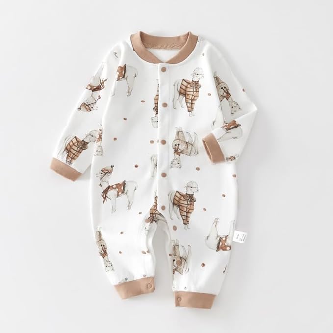 100% Organic Cotton Soft 3-24 Months 2-Piece Unisex Footless Newborn Baby Sleepers Pajamas Romper Boys Girls