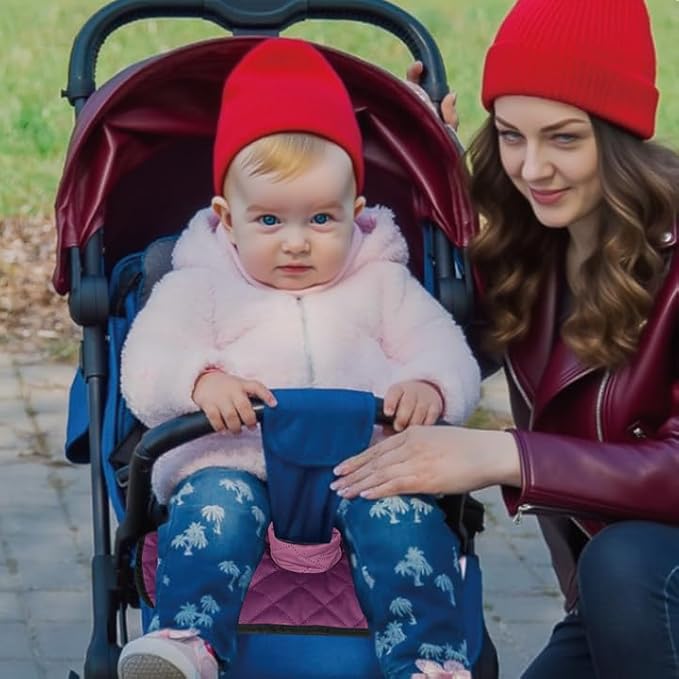 MOOB Waterproof Car Seat Protector - 2 Pack Premium Carseat Liner for Babies & Toddlers, Machine Washable & Quick-Dry, Anti-Slip Backing, Potty Training Pad for Infant Car Seat & Stroller (Purple)