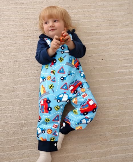 NZRVAWS Baby Boy Clothes Newborn Outfits Infant Romper Fall Winter Hoodie Pocket Pants Overalls Set NB-18M