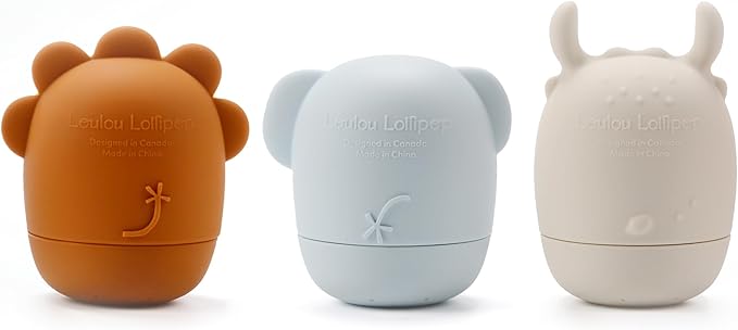 Silicone Bath Toy Set – Mold-Free, Non-Toxic Baby Water Toys for Safe Play – Durable, Vibrant Infant & Toddler Bath Toys – Sensory Development – Easy to Clean – Ages 12M+ - Multi-Colored