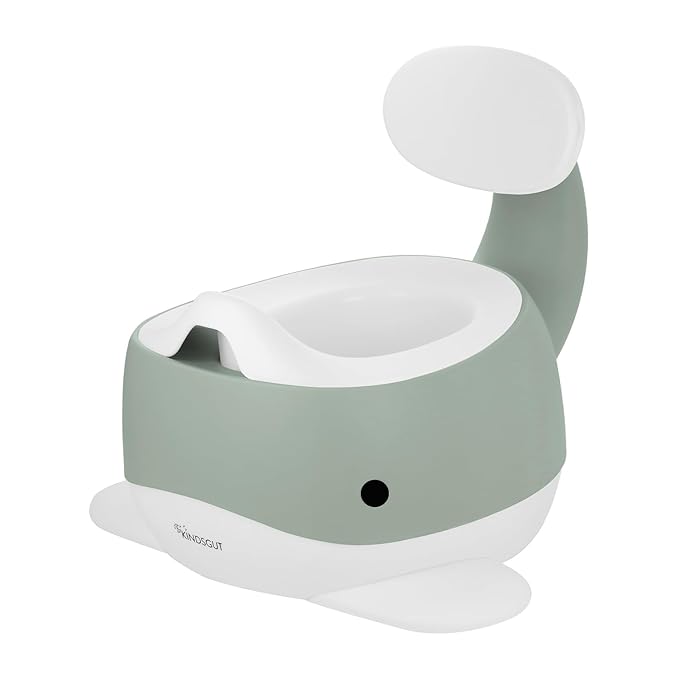 Kindsgut Potty Training Toilet in Whale Design, Designed in Germany, Potty Training in a Beautiful Design, Pistachio