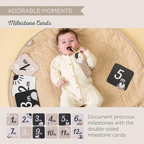 Taf Toys Black and White Newborn Kit - 10 Black and White Baby Toys, High Contrast for Newborn, Baby Essentials Must Haves, Tummy Time Toys for Motor Skills Infants Babies 0 3 6 Months