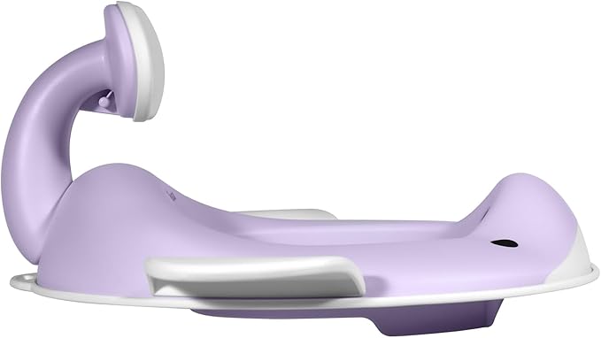 Kindsgut Potty Training Seat in whale design, designed in Germany, suitable for all toilet shapes non-slip toilet seat, Lilac