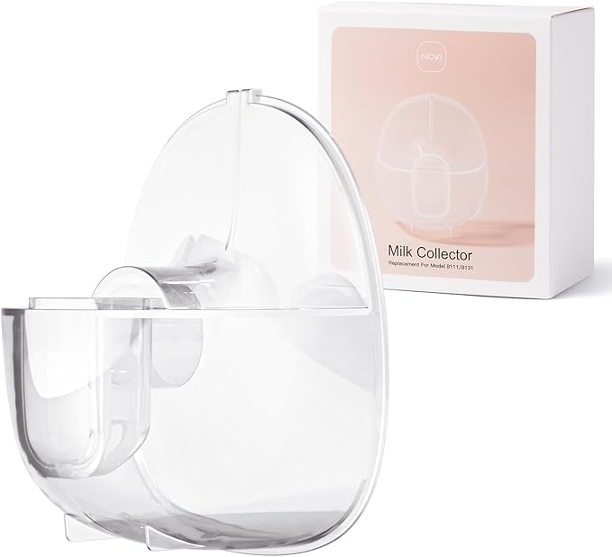 NCVI Replacement Milk Collector Cup Compatible with NCVI Wearable Breast Pump 8111/8131, Breast Pump Accessories, 24mm Flange, 1 PC