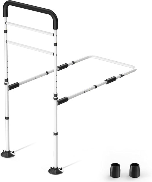 WAYES Bed Rails for Elderly Adults - Bed Safety Handle, Adjustable Height, Fits King, Queen, Full, Twin Bed