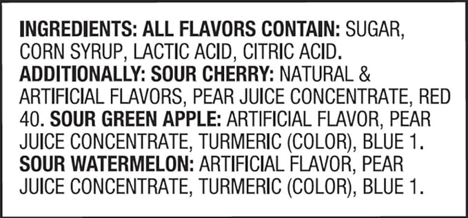 Ring Pop Sour Candy Lollipops, 30 Ct Bulk Individually Wrapped in Assorted Fruity Sour Flavors, Full Size, Fun Hard Candy For Birthday, Party Favors, Bachelorette Parties & Gifts For Kids