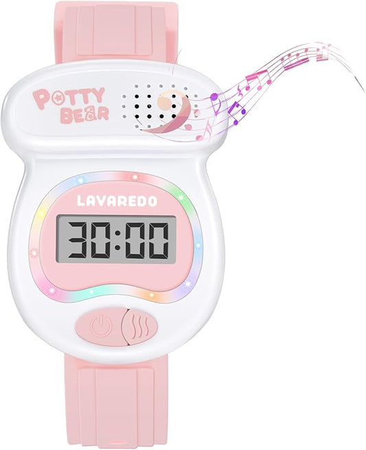 Kids Watch Potty Training Watches for Boys and Girls, Potty Timer Toilet Shape and LED Colorful Lights, Music Reminds Kids It's Time to Go to The Bathroom, Fun Gift for Moms and Toddlers