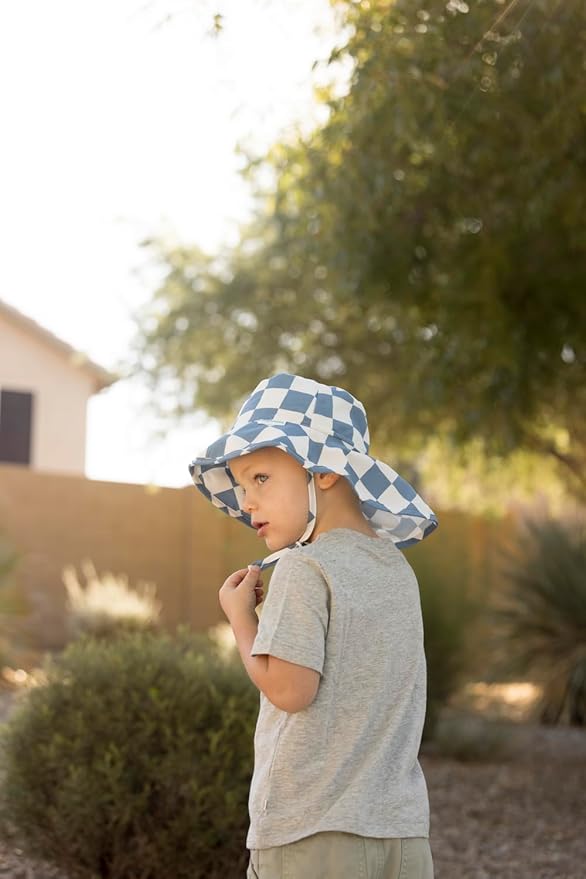 Tiny Twinkle Sun Protection Baby Flap Hat with UPF 50+ Sun Protection for Baby and Toddler Boys and Girls