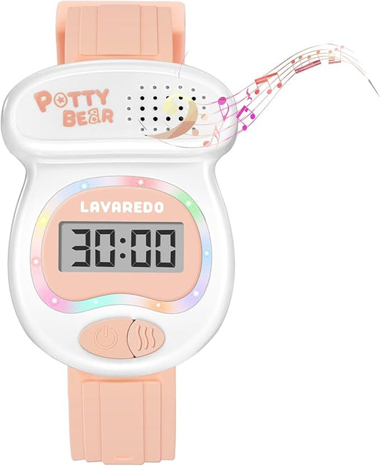 Kids Watch Potty Training Watches for Boys and Girls, Potty Timer Toilet Shape and LED Colorful Lights, Music Reminds Kids It's Time to Go to The Bathroom, Fun Gift for Moms and Toddlers