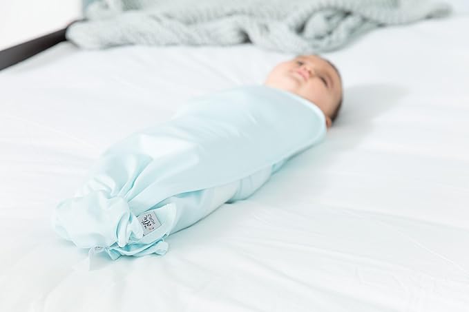The Ollie Swaddle – Adjustable Baby Swaddle for Newborns | Pediatrician-Approved for Safe Sleep | Easy Closure | Arms-Out | Lightweight, Machine-Washable | Easy Diaper Access