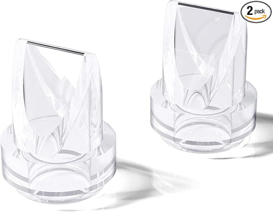 NCVI Duckbill Valves Compatible with NCVI Wearable Breast Pump 8111/S32/8131, Breast Pump Replacement Accessories, 2 Pack Set