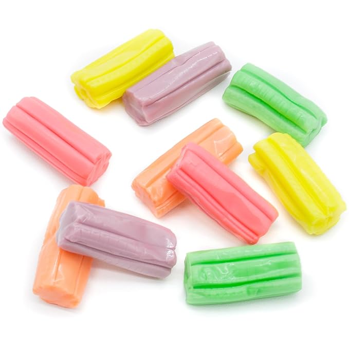 Fruit Chews Candy Bulk 3 lb - Individually Wrapped, Retro Candy in Resealable Bag, 5 Assorted Flavors, Soft & Delicious