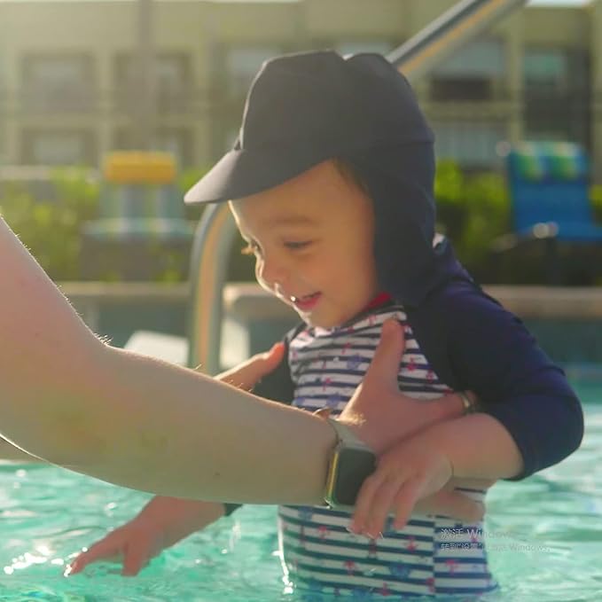 UMELOK Baby Boys UPF 50+ Sun Protection One Piece Rashguard Swimsuit with Snap Bottom