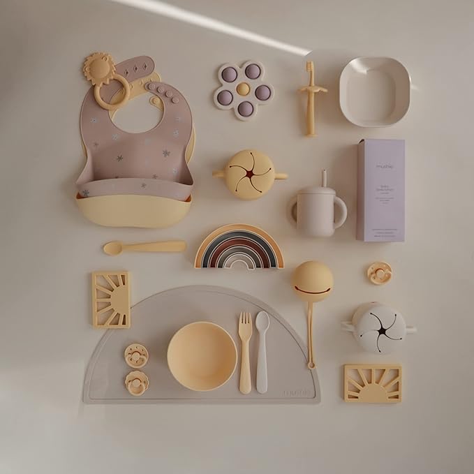 mushie Silicone Baby Teether Toy | Lion