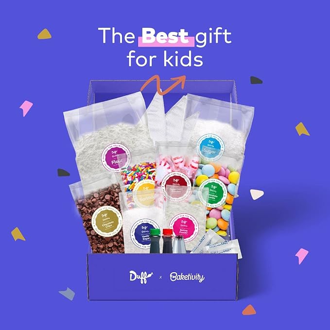 Duff Goldman DIY Kids Baking Kit by Baketivity (Spritz Cookies)