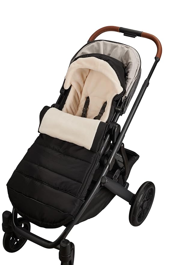 Buntting Bag Compatible with UPPAbaby Vista V2, V3, Vista, Cruz, Cruz V2, RumbleSeat, Ridge, Minu Strollers, Warm and ultra-plush Waterproof Bunting Bag. Universal, easily attaches to all strollers.