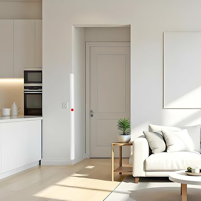 2PCS Wall Corner Protectors Guards - Self Adhesive Corner Protector & Corner Guards for Walls Edge Protection, Easy to Apply - No Tools Needed(Pure White, 35.4"x1.18")