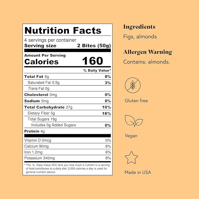 Fichi Fig and Nut Bites, a Wholesome and Delicious Gluten-Free Italian Fruit and Nut Snack, 3.5oz Bags (Two Pack, Variety)