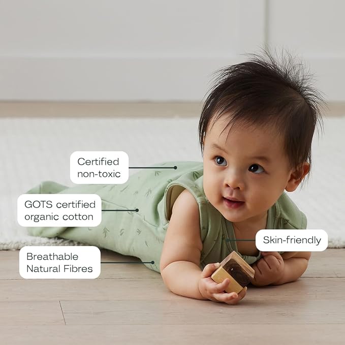 ergoPouch 2.5 Tog Jersey Sleeping Bag – Arms-Out Baby Sleep Sack – Soft, Breathable & Comfortable (8-24 Months, Willow)