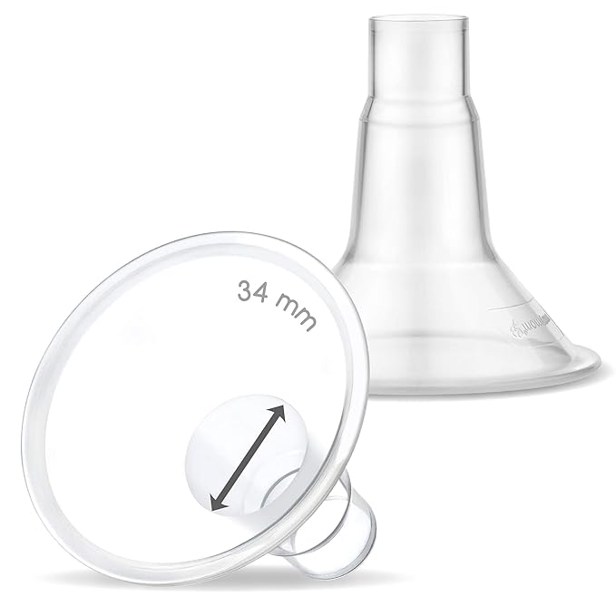 Maymom 34 mm Extra Large Breastshield Compatible with Selected Medela Breast Pumps. 2ct/pk