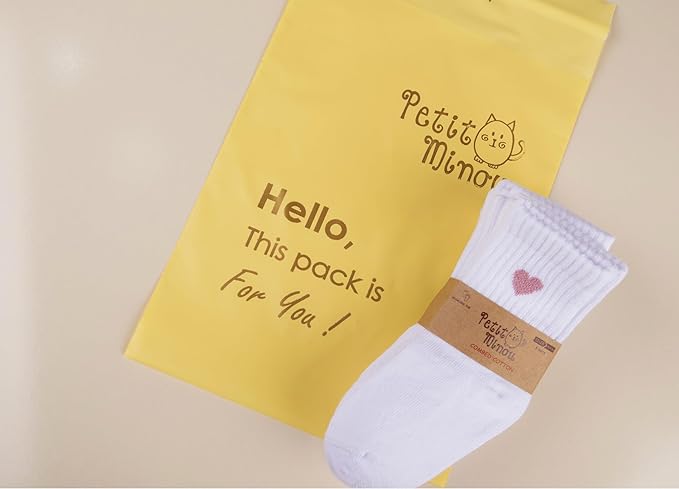 Bella Seamless-Toe Turkish Cotton Ribbed Crew Socks - Stylish and Cozy 6-Pack Baby & Toddler Socks