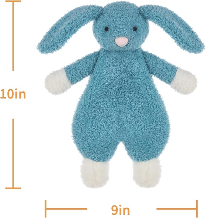 Apricot Lamb Bunny Snuggler Blanket Soft Loveys for Babies, Security Blanket for Baby Boy and Girl, for Infant and Toddlers
