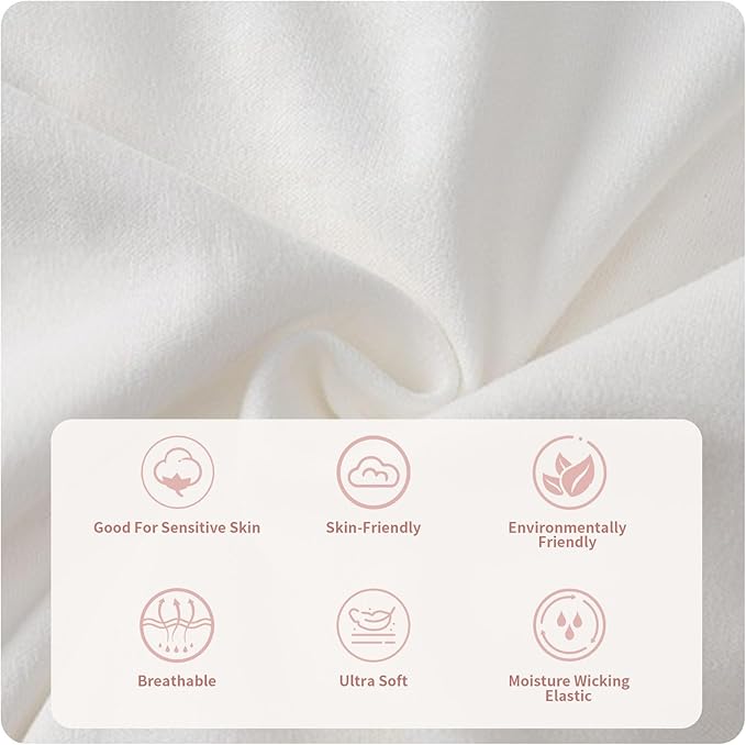 100% Organic Cotton Soft 0-6 Months 2-Piece Unisex Footless Newborn Baby Sleepers Pajamas Romper Boys Girls