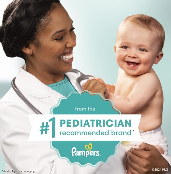 Pampers Baby Wipes, Sensitive, Water Based Wipe, Clinically Proven, Hypoallergenic, and Unscented for Babies, 336 Wipes Total (4 Flip-Top Packs)