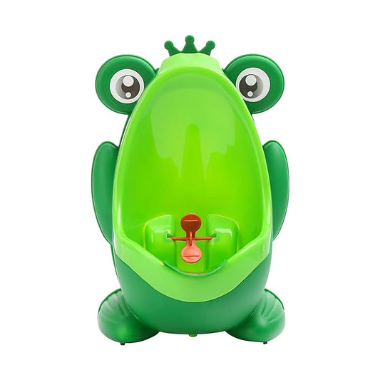 Urinal for Toddlers Boys with Frog Funny Aiming Target,Frog Urinal Potty Training (CrownFrog)