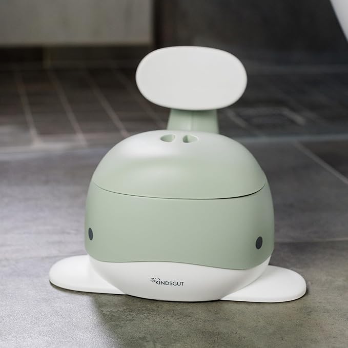 Kindsgut Potty Training Toilet in Whale Design, Designed in Germany, Potty Training in a Beautiful Design, Pistachio