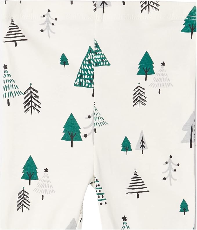 HonestBaby 4 Piece Pajamas Sleepwear Pjs 100% Organic Cotton for Infant Baby and Toddler Boys, Girls, Unisex