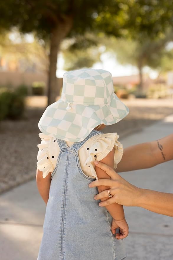 Tiny Twinkle Sun Protection Baby Flap Hat with UPF 50+ Sun Protection for Baby and Toddler Boys and Girls