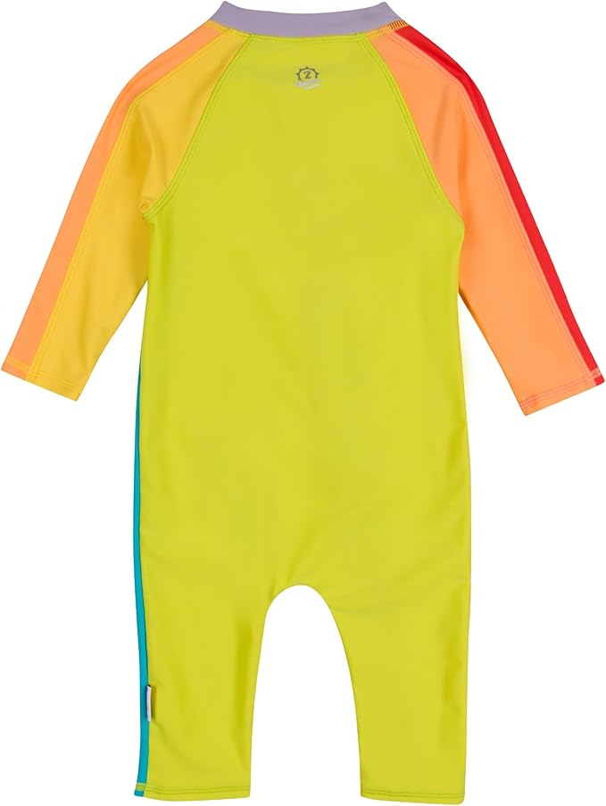 SwimZip Boys' Long-Sleeve UPF 50+ Swimsuit for Baby, Toddler, & Little Boys