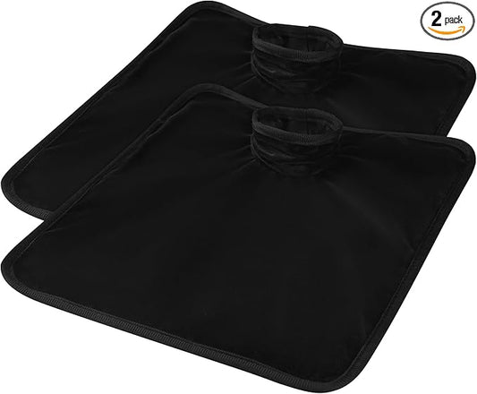 Car Seat Protector for Potty Training, 2 Pack Waterproof CarSeat Liner Toilet Training for Baby Infant Toddler, Dry Seat Piddle Pads Cover for Strollers (Black)