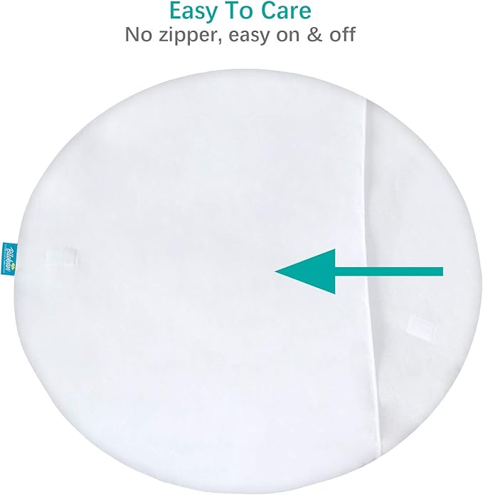 Waterproof Bassinet Mattress Pad Cover Compatible with Fisher Price On The Go Baby Dome, 2 Pack, Ultra Soft Surface, Breathable and Easy Care